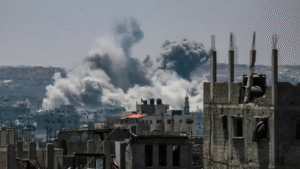 Bombardeo en Gaza Foto: AFPFuente: Agencia EFE