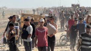 Entrega de ayudas en GazaFoto: AFP