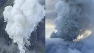 Volcán ruso despierta tras 600 años dormido: lanzas cenizas a 6 km y tiene que ver con terremoto