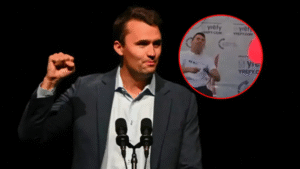 El 10 de septiembre fue asesinado de Charlie Kirk Foto: AFP y captura de video