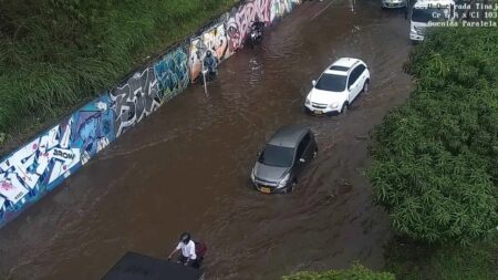 Ascendieron a 6.600 las personas damnificadas por las lluvias e inundaciones en Antioquia