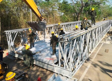 Colombia recibe 10 puentes valorados en 10 millones de dólares, para atender emergencias