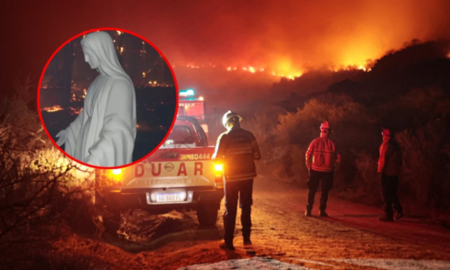 Incendios en Córdoba, Argentina Foto: AFP y Ariel Luna