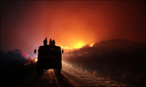 Incendios forestales en Córdoba, Argentina Foto: AFP