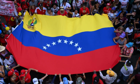 Bandera de Venezuela Foto: AFP