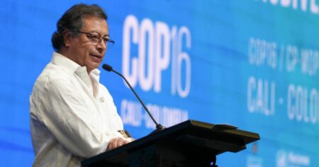 Presidente Petro lideró la ceremonia de apertura de la COP16 en Cali