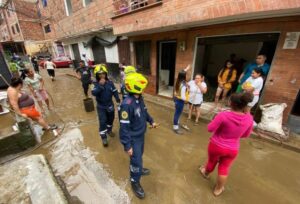 Lluvias dejan 200 familias damnificadas y 16 municipios afectados en Antioquia