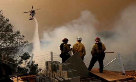 Incendios de Los Ángeles Foto: AFP