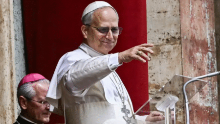 Papa León XIV.Foto: AFP
