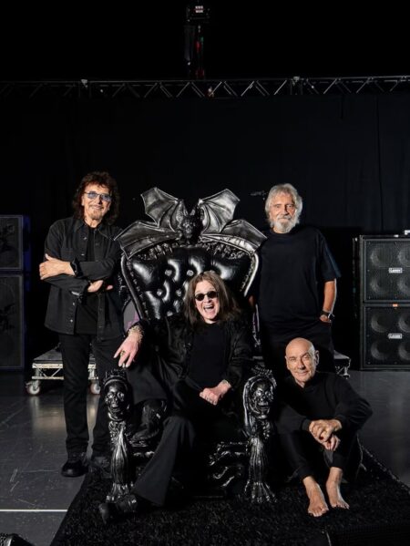 Black Sabbath última foto del sábado 5 de Julio, un día para la historia Photo Credit: Ross Halfin