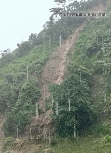 Génova en el Quindío sigue en alerta roja por las lluvias Génova en el Quindío sigue en alerta roja por las lluvias