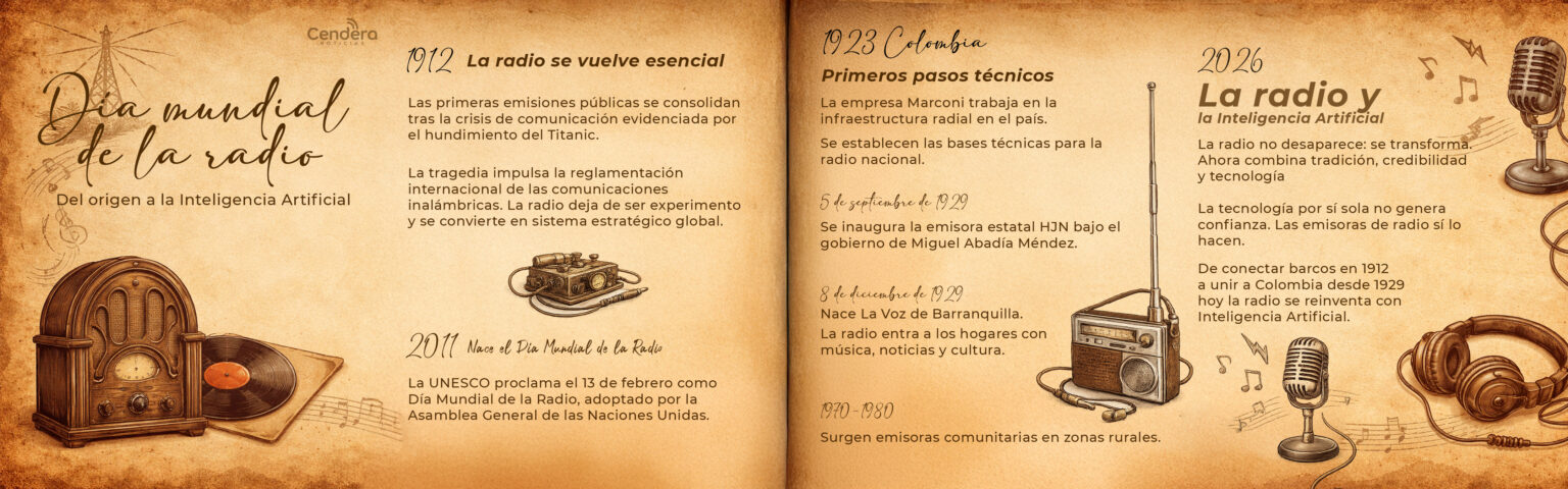 Hoy celebramos el Día Mundial de la Radio Día internacional de la radio Cendera Noticias